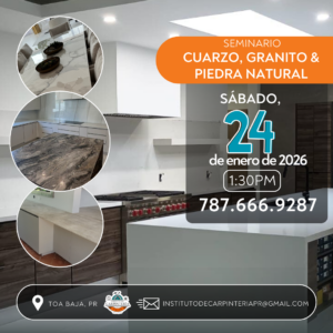 Seminario de Cuarzo, Granito & Piedra Natural