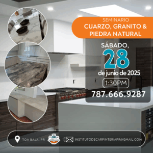 Seminario de Cuarzo, Granito & Piedra Natural