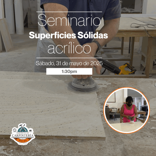 Seminario de Superficies Sólidas en Acrílico